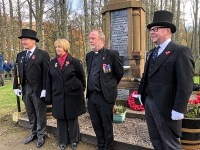 Act of Remembrance in St Fillans 12 November 2023